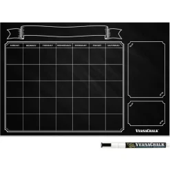 VersaChalk 24x36 Vintage Chalkboard Wall Calendar