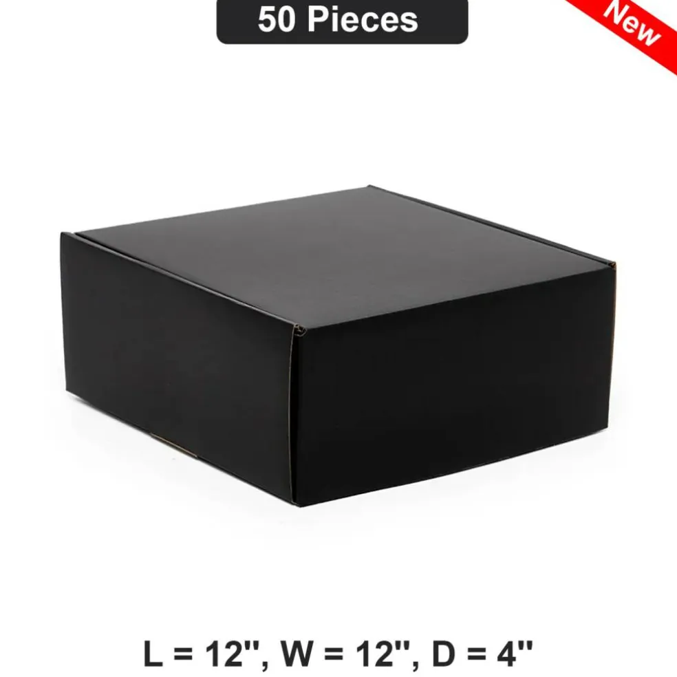 Versatile Mailing Boxes Ideal for Secure Shipping 12" x 12" x 4"