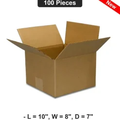 Versatile Packaging Solution Box 10x8x7 Inch