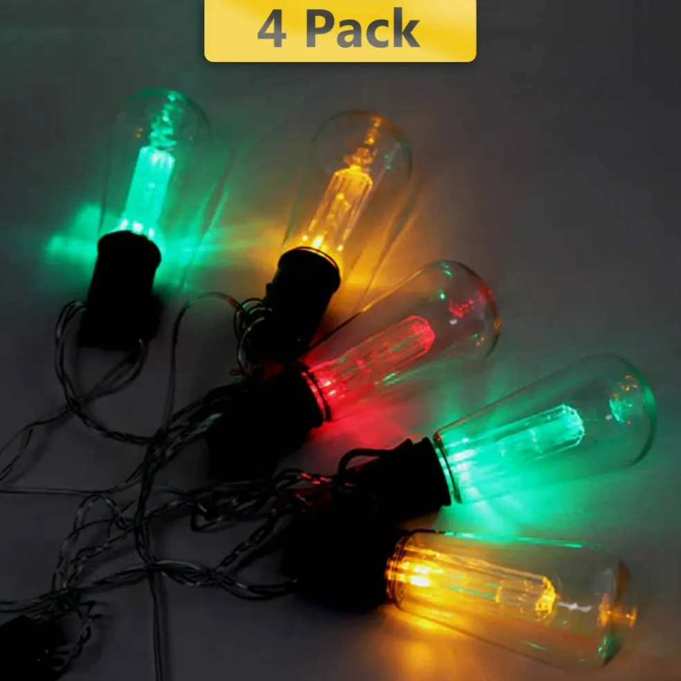 Vibrant 10 LED Solar String Lights – Multicolor Magic for Any Occasion For Halloween