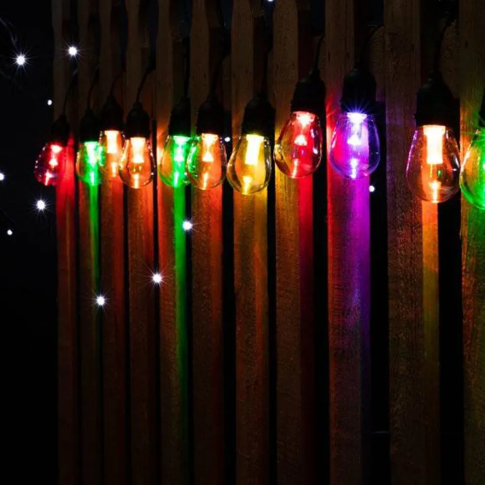 Vibrant 10 LED Solar String Lights – Multicolor Magic for Any Occasion For Halloween
