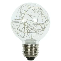 Vickerman 25 Bulbs Pure White Twinkle G95 FairyLt E26