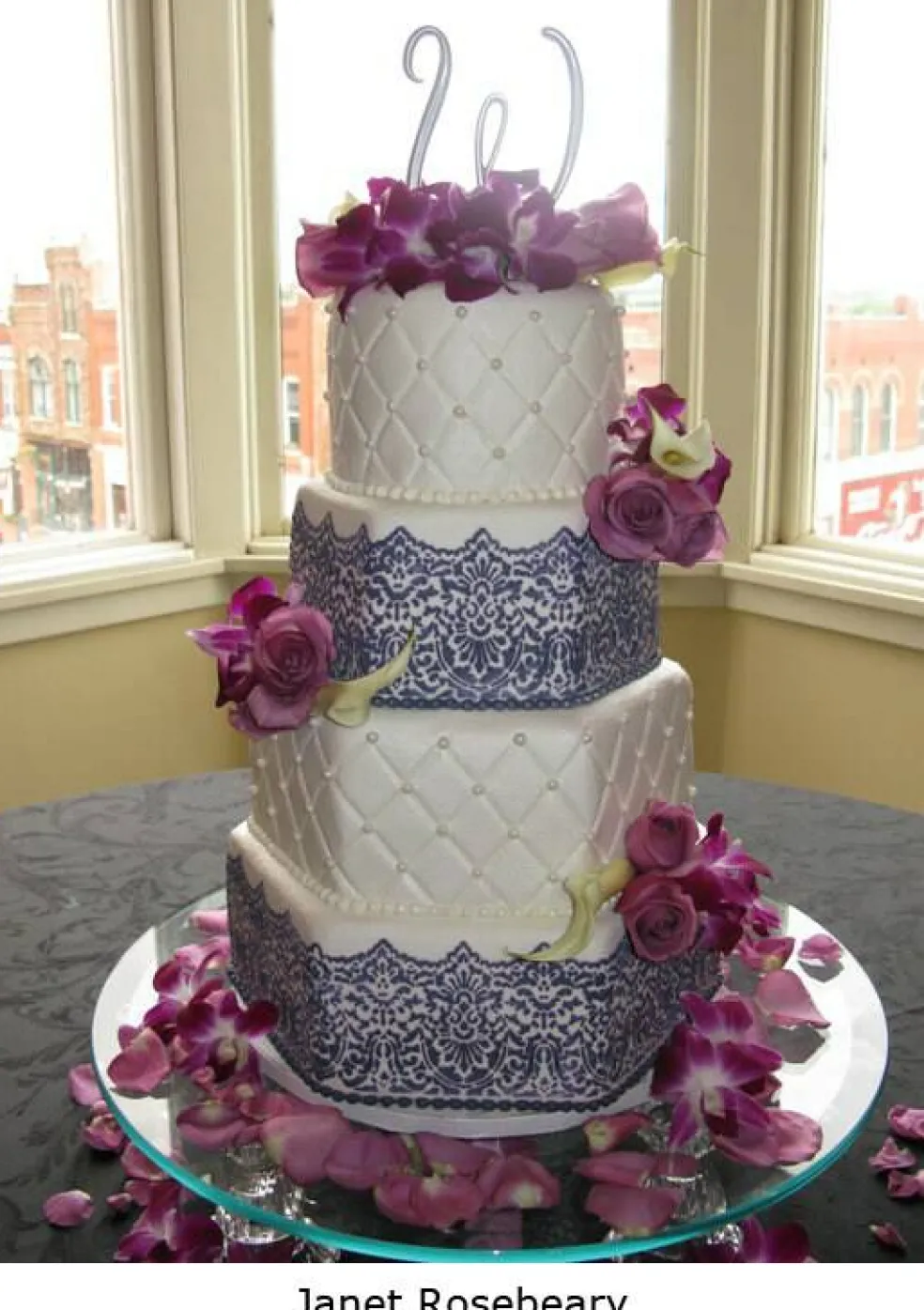 Victorian Lace Cake Stencil Border | C741 by Designer Stencils | Cake Decorating Tools |