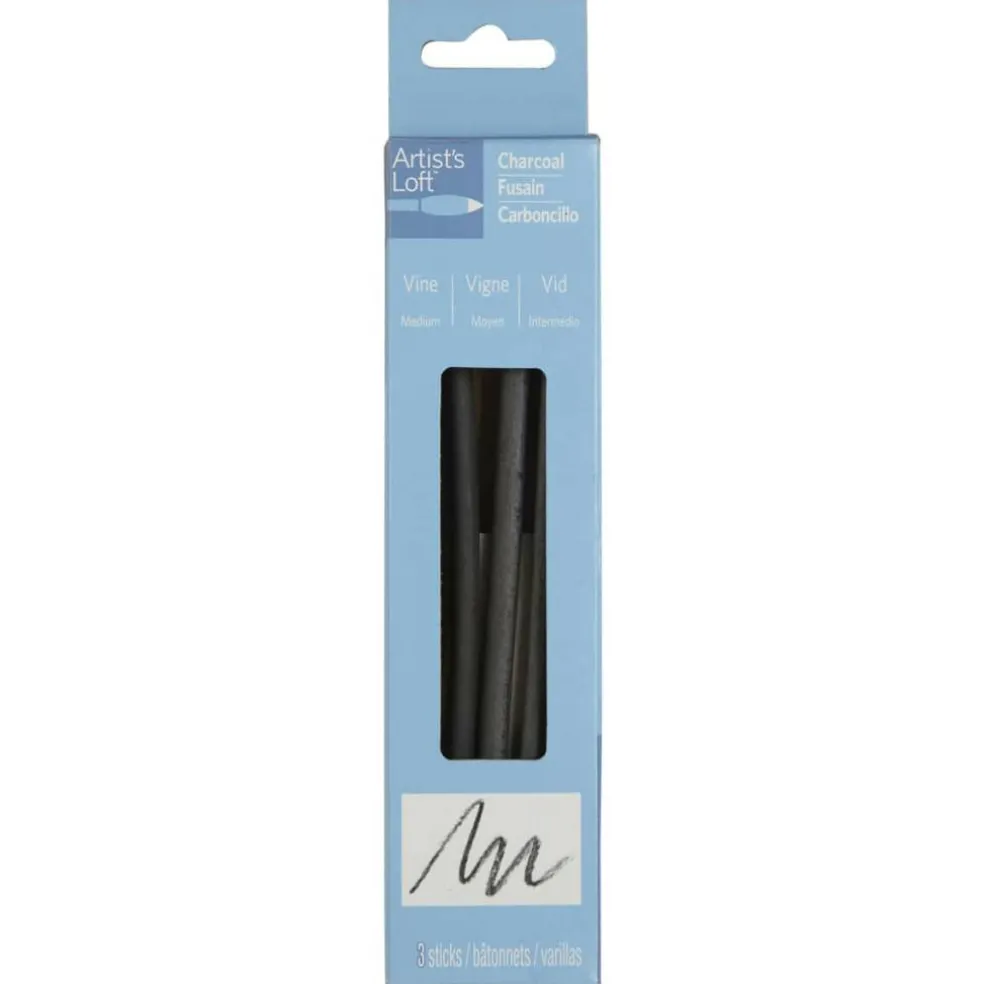 Vine Charcoal Sticks, Medium by Artist’s Loft®
