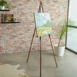 63" Vintage Brown Display Floor Easel by Artist's Loft™