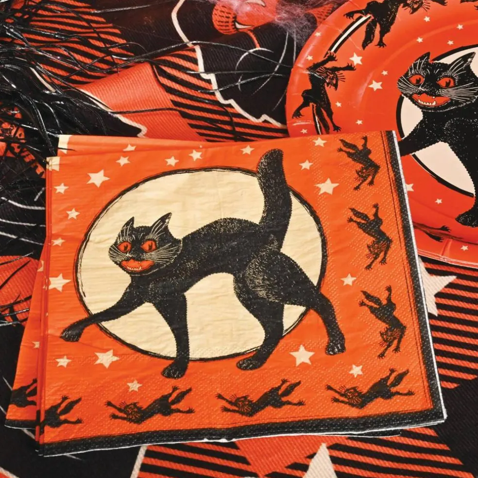 Vintage Halloween Luncheon Napkins 16/Pkg