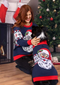 Vintage Santa Pet Sweater