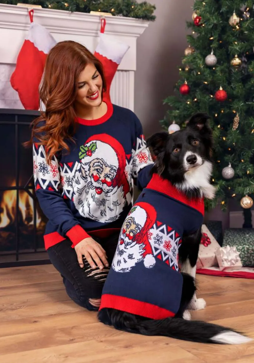 Vintage Santa Pet Sweater