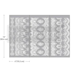 Vintage Wallpaper - Small Transfers 6"x12" 3 sheets Rub on Transfers for Furniture Vintage Rub on Transfers Stickers for Crafts Classic Spring Summer Autumn Decoration Transfers