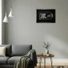 Vinyl Album Frame with Black Background