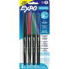 Vis-a-Vis Wet Erase Markers, Fine Point, Assorted, 4 Count