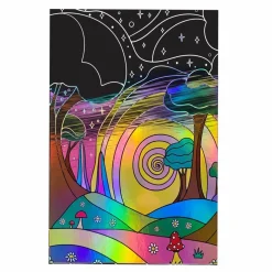 Vivid by Brea Reese® Funkyscape Mini Scratch Art Paper Pad