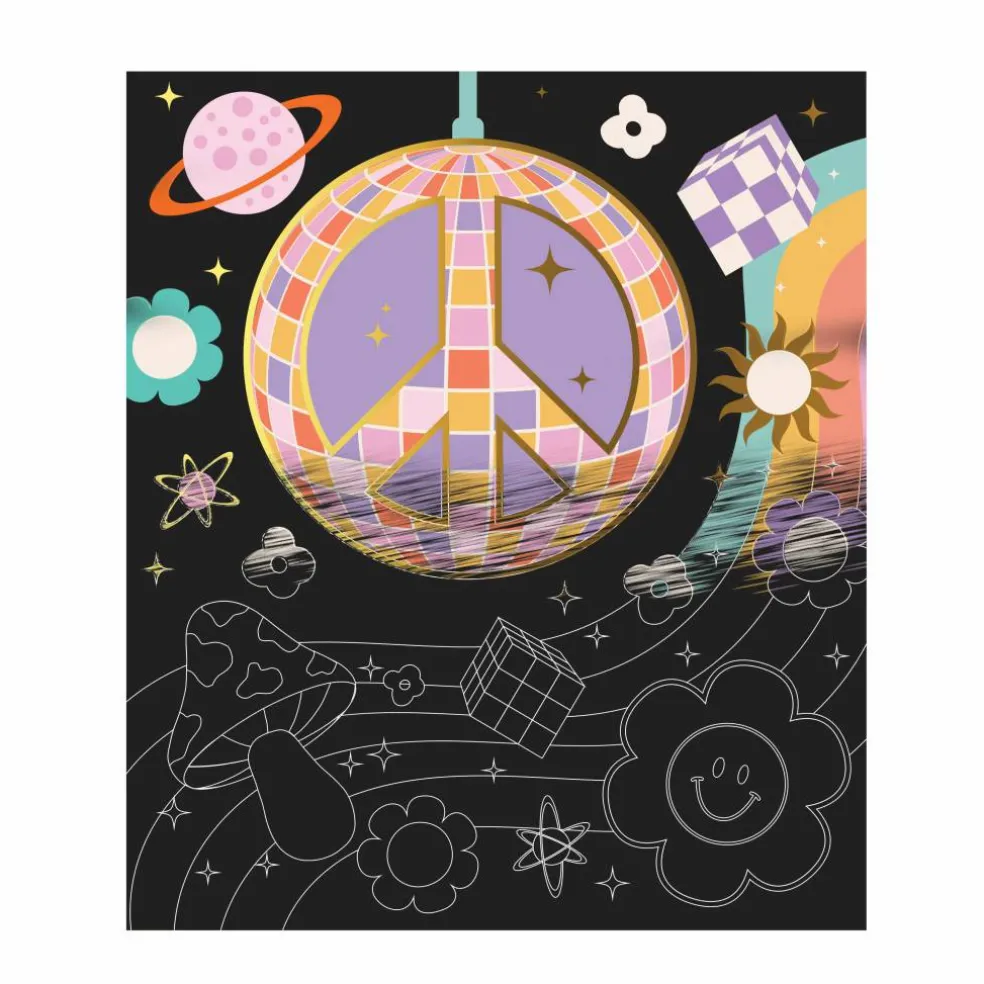 Vivid by Brea Reese® Groovy Scratch Art Pad
