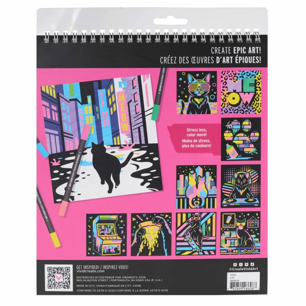 Vivid by Brea Reese® Velvet Color-by-Number Marker Kit
