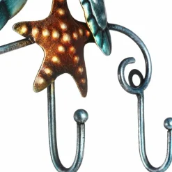 Wall Mounted Key Holder Turtle Wall Hooks Iron Key Hook Rustic Wall Decorative Hook Living Room Bathroom Ornament