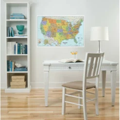 WallPops Dry Erase USA Map