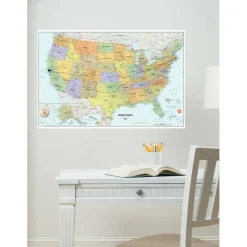 WallPops Dry Erase USA Map