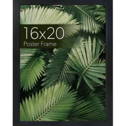 WallsThatSpeak Vertically or Horizontally Hanging Black Picture Frame, 6ct.