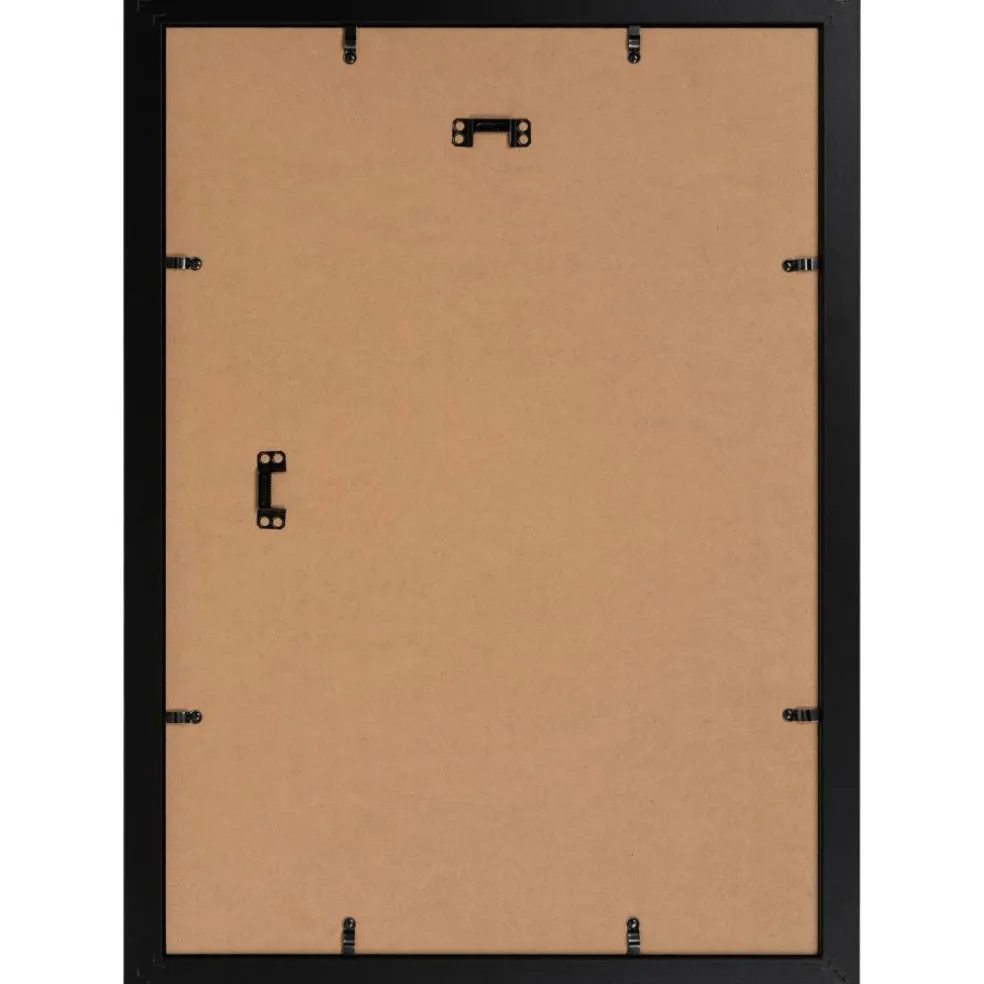 WallsThatSpeak Vertically or Horizontally Hanging Black Picture Frame, 6ct.