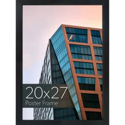 WallsThatSpeak Vertically or Horizontally Hanging Black Picture Frame, 6ct.