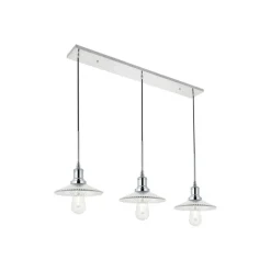 Waltz 3 light chrome Pendant