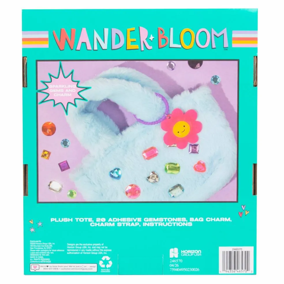 WanderBloom Personalized Plush Tote