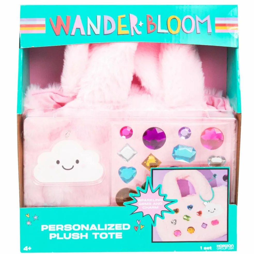 WanderBloom Personalized Plush Tote