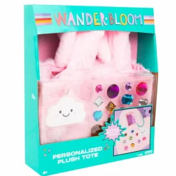 WanderBloom Personalized Plush Tote