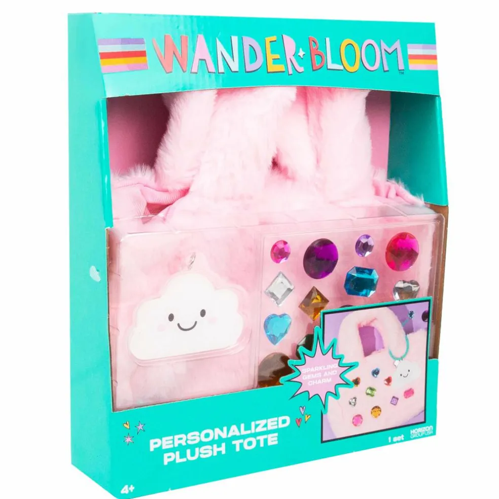 WanderBloom Personalized Plush Tote