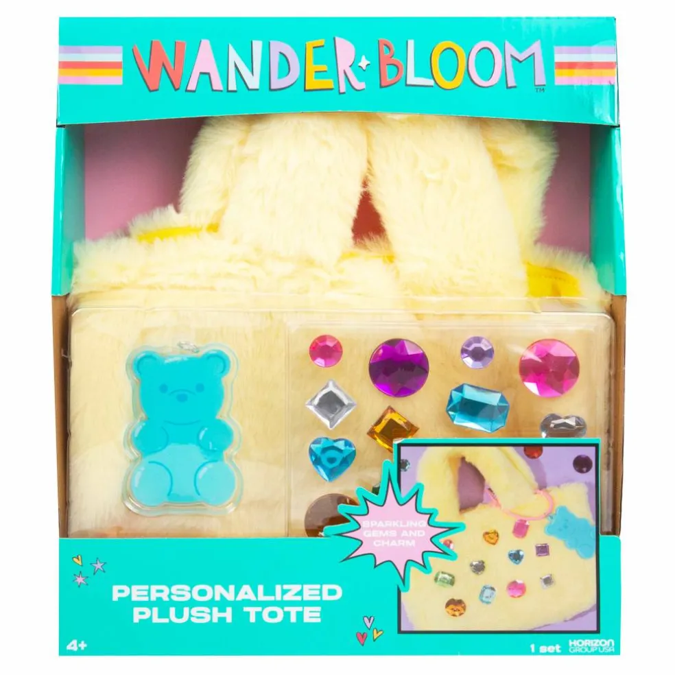 WanderBloom Personalized Plush Tote