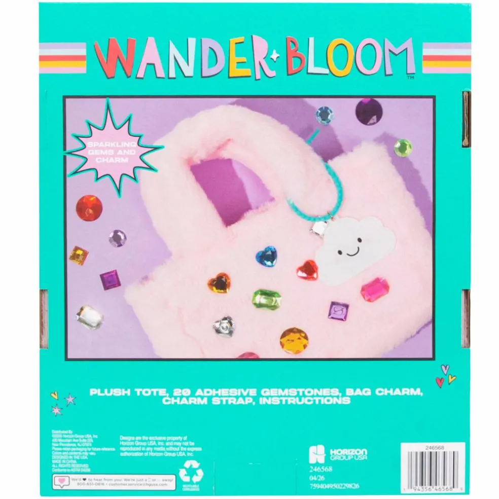 WanderBloom Personalized Plush Tote
