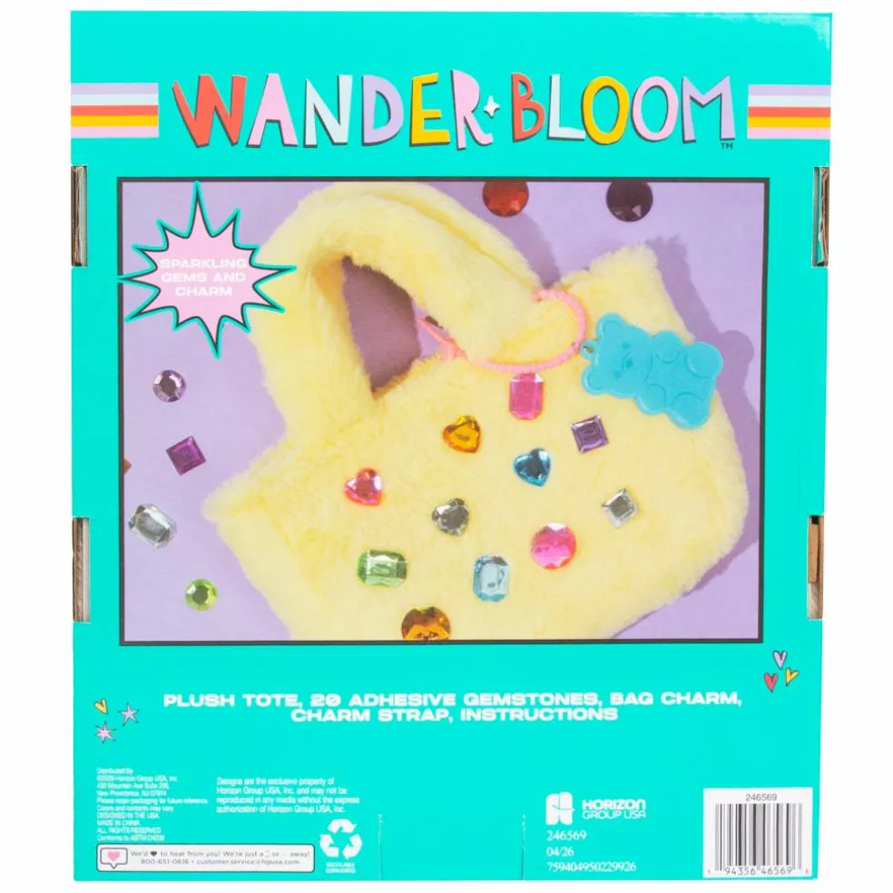 WanderBloom Personalized Plush Tote