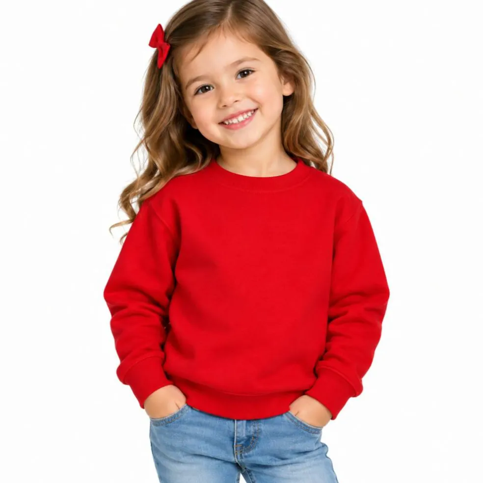 Warm Fleece Crewneck for Toddlers