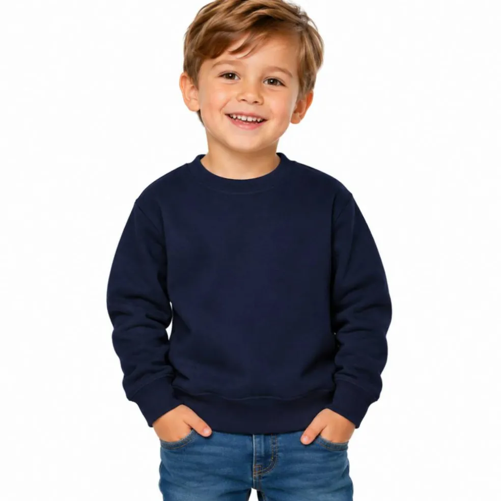 Warm Fleece Crewneck for Toddlers