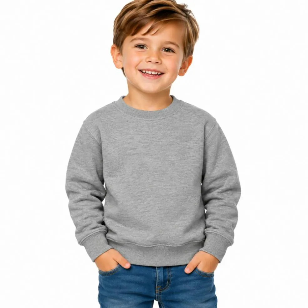 Warm Fleece Crewneck for Toddlers