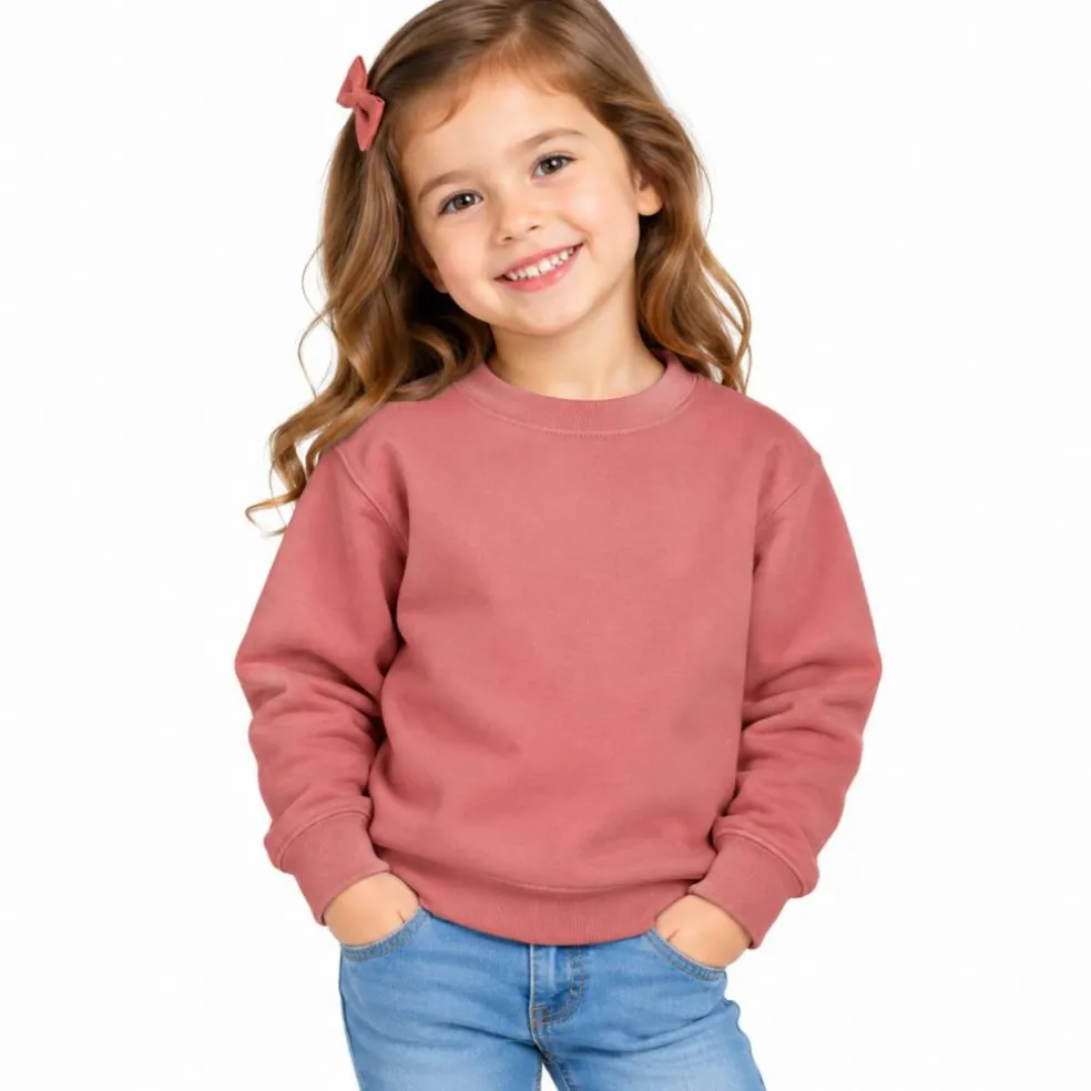 Warm Fleece Crewneck for Toddlers