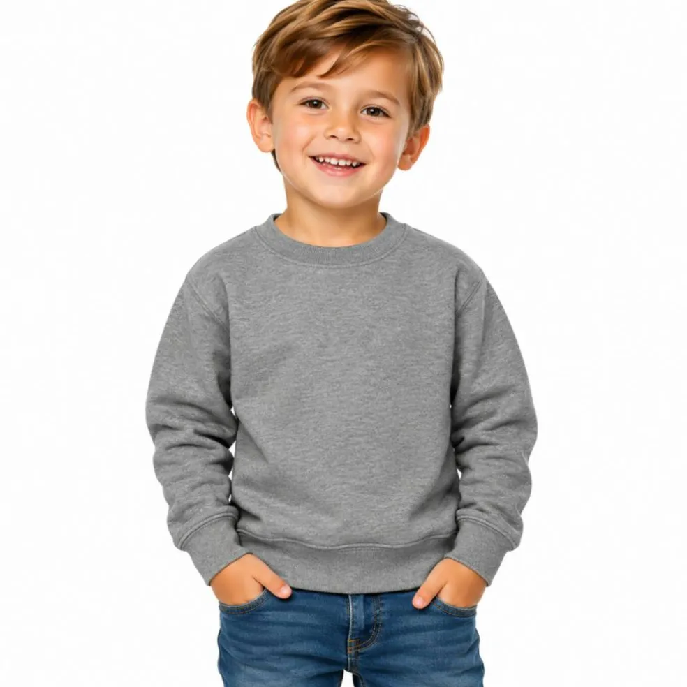 Warm Fleece Crewneck for Toddlers
