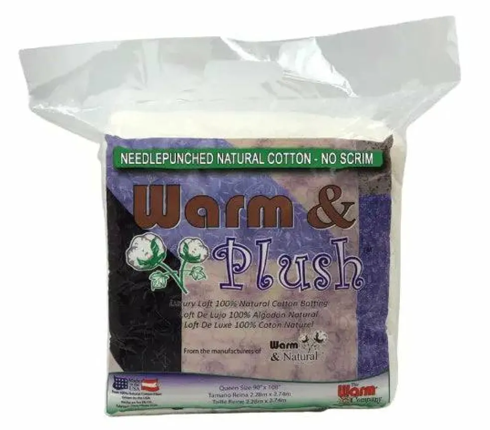 Warm & Plush Luxury Loft 100% Natural Cotton without Scrim
