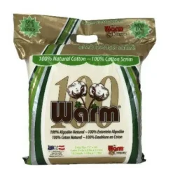 Warm 100 Ultra Clean Natural Cotton + 100% Cotton Scrim