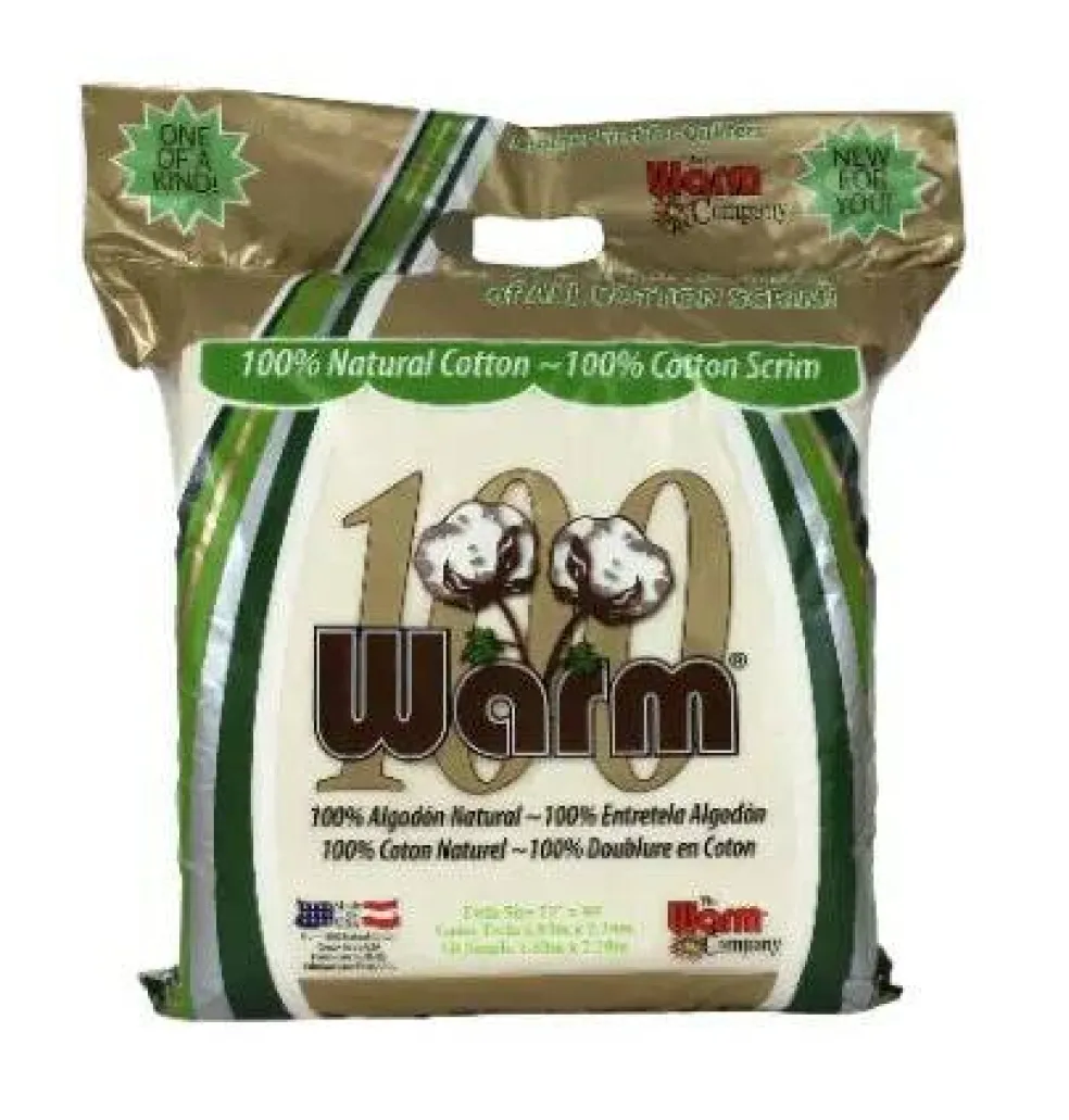 Warm 100 Ultra Clean Natural Cotton + 100% Cotton Scrim