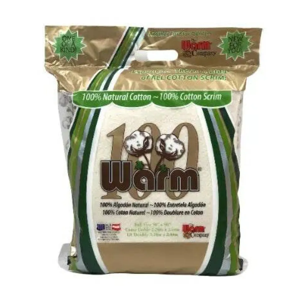Warm 100 Ultra Clean Natural Cotton + 100% Cotton Scrim