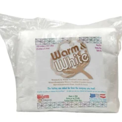 Warm & White® 120" x 124" Pre-Cut King Cotton Batting