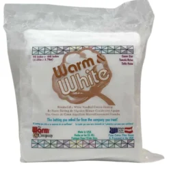 Warm & White® 90" x 108" Pre-Cut Queen Cotton Batting