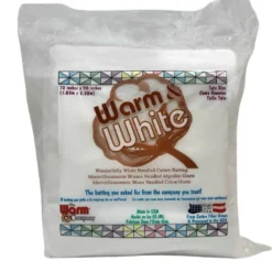 Warm & White® 72" x 90" Pre-Cut Twin Cotton Batting
