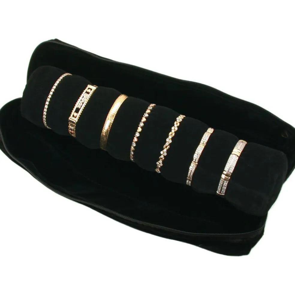 Watch Bangle Bracelet Travel Pouch Jewelry Display Box Free Shipping