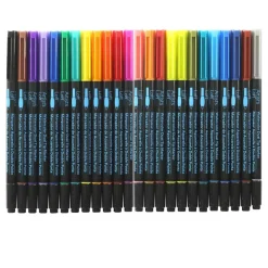 Watercolor 24 Color Dual-Tip Markers by Artist's Loft™