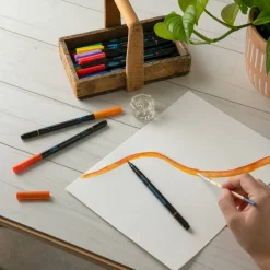Watercolor 24 Color Dual-Tip Markers by Artist's Loft™