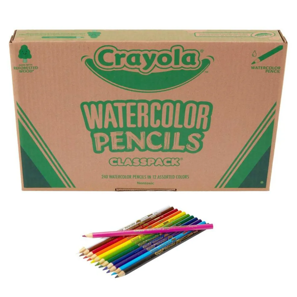 Watercolor Colored Pencils Classpack®, 240 Pencils