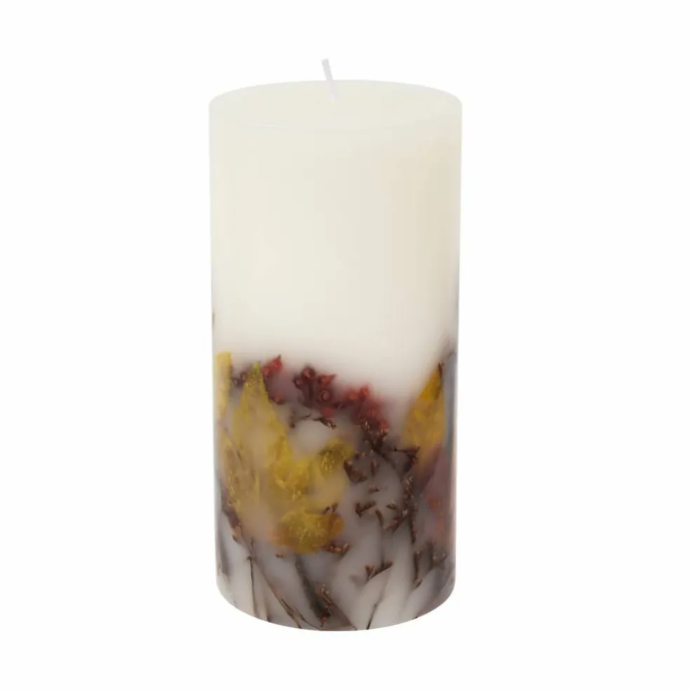 Watercolor Fall Scented Floral Pillar Candle by Ashland®