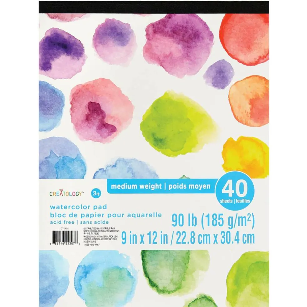 Watercolor Paper Pad by Creatology™, 9" x 12"